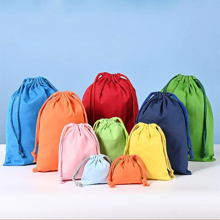 Borsa in tela per gioielli con coulisse