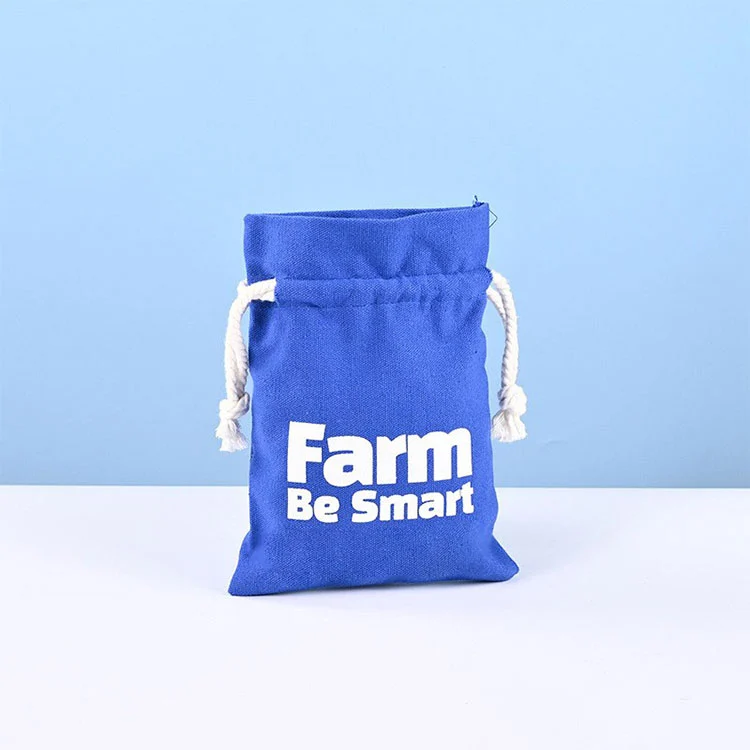 Borsa regalo in tela con coulisse